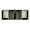 James Martin Vanities Chicago 60in Single Vanity Cabinet, Smokey Celadon 305-V60S-SC
